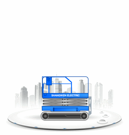 5m剪刀履帶平台高空作業車