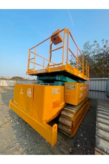 12m剪刀履帶平台高空車