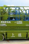6M剪刀輪胎平台高空車