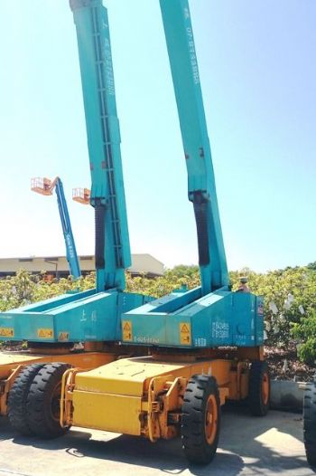 25m直臂輪胎高空作業車