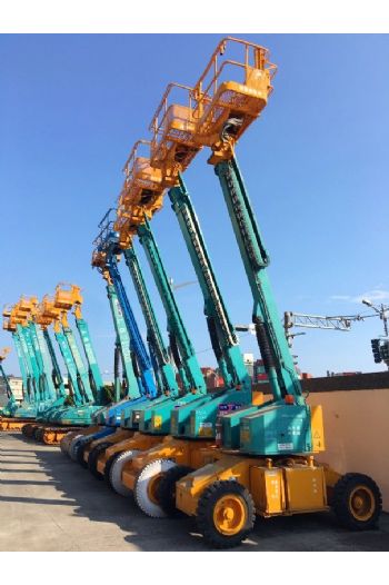 12m直臂輪胎高空作業車