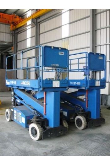 6m舉臂輪胎平台高空車