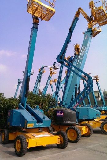 15m直臂輪胎高空作業車